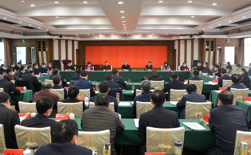 3月10日上午，省政法队伍教育整顿驻安庆市指导组见面会召开 .jpg