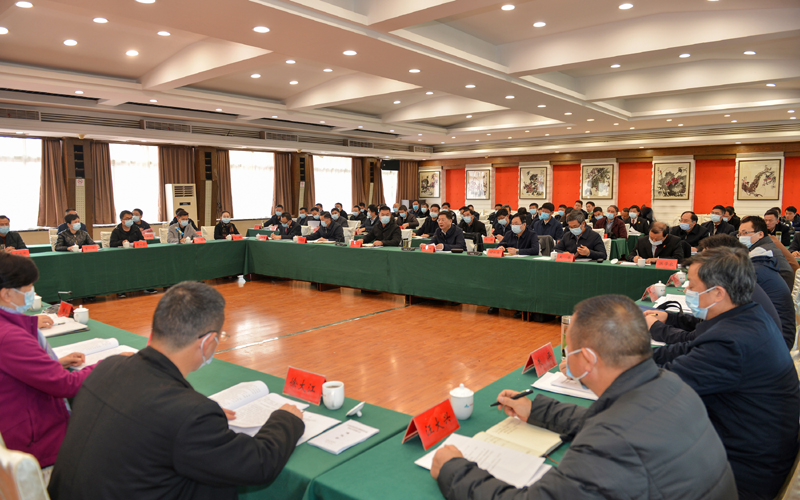 3月10日上午，省政法队伍教育整顿驻安庆市指导组见面会召开。.jpg