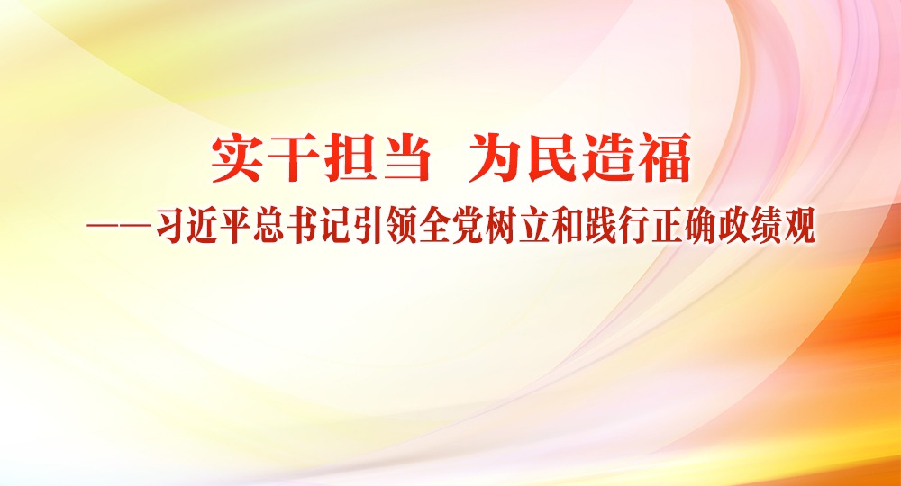 实干担当 为民造福——习近平总书记引领全党树立和践行正确政绩观
